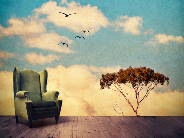 Vintage foto tapete 047