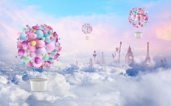 Baloons in the sky