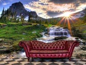 Planinski Vodopad Svetlosti