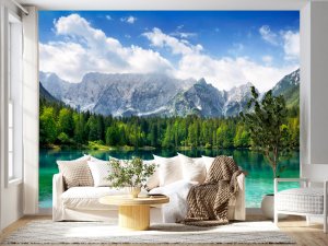 Smaragdno Jezero Planinskog Mira