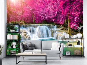 Ružičasti Vodopad Čarobne Šume