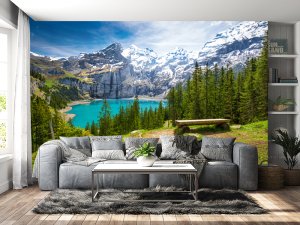 Smaragdno Jezero Planinskih Divova