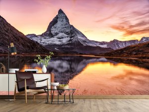 Ognjeni Odraz Planinskog Vrha