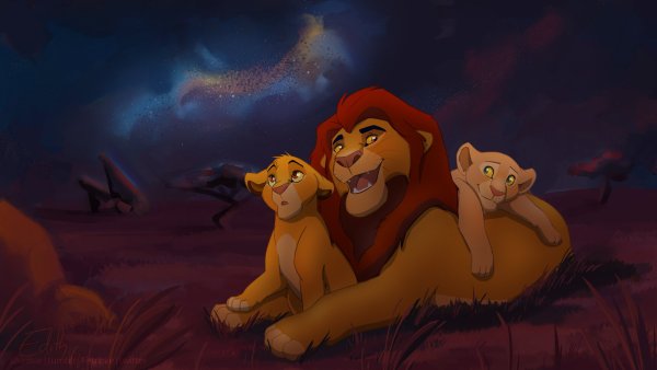 Lavovska porodica pod zvezdanim nebom