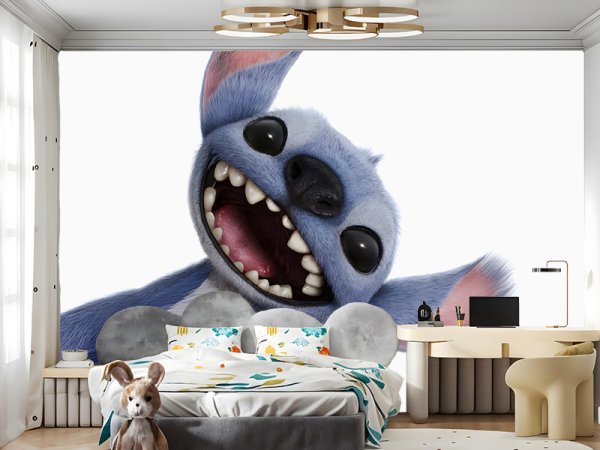 Razigrani Stitch u velikom kadru